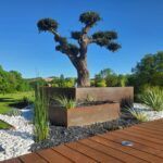 jardinière corten sur mesure