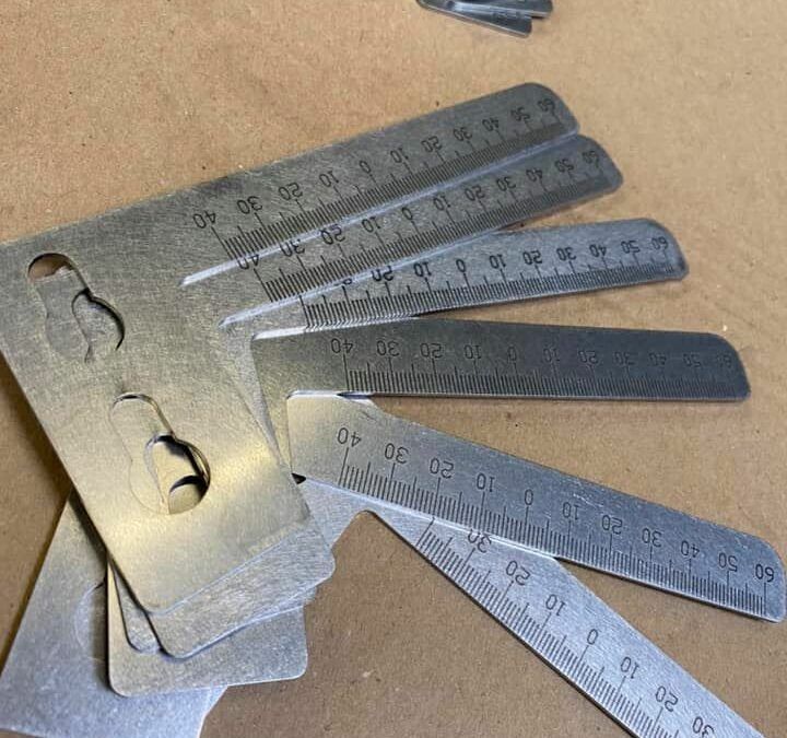 Pièces inox gravées au laser