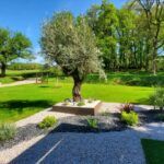 bordure en acier corten pour tour d'arbre