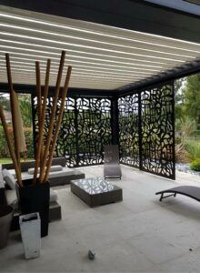 DECOUPE LASER TOLE ALUMINIUM PERGOLA