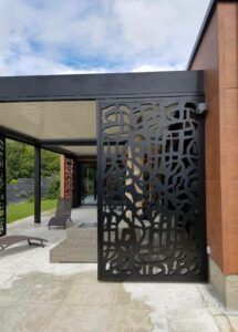 MOTIF LASER PERGOLA ALUMINIUM